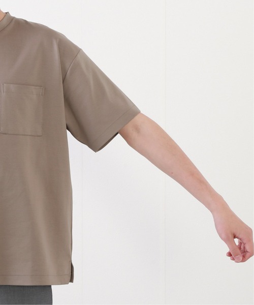 JOURNAL STANDARD relume(ジャーナルスタンダード レリューム)の「《追加》40/-ポンチ Tシャツ(Tシャツ/カットソー・メンズ・ホワイト/ライトグレー/ブラック/ベージュ・SMALL/MEDIUM/LARGE)」の11枚目の写真