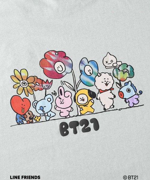 BT21」プリントTシャツ（Tシャツ/カットソー）｜Right-on