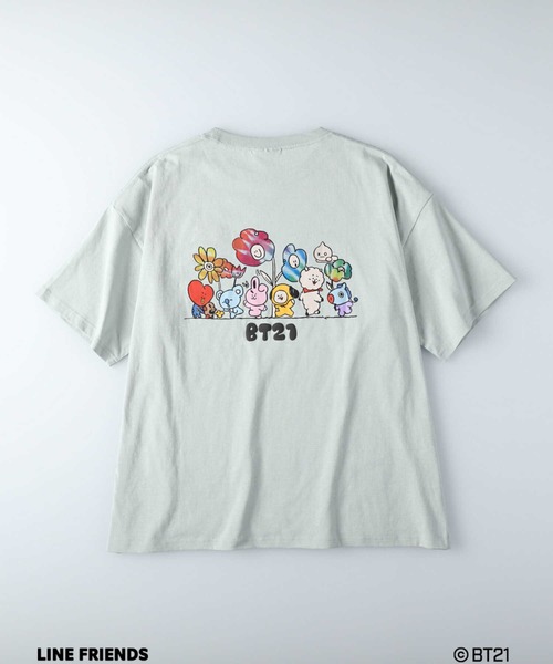BT21」プリントTシャツ（Tシャツ/カットソー）｜Right-on