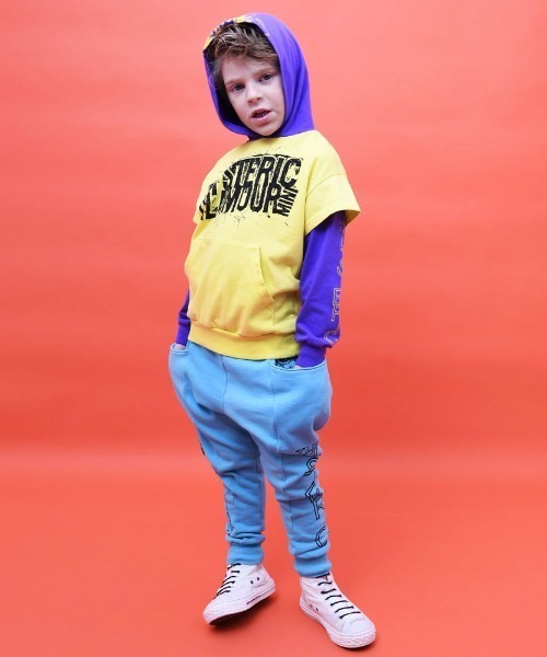 セール 重ね着風トレーナー Tシャツ カットソー Mini Hysteric Mini ヒステリックミニ のtシャツ カットソー 重ね着風トレーナー P をセール価格で購入できます Hysteric Hysteric Mini ヒステリックミニ のファッション 特売特典付