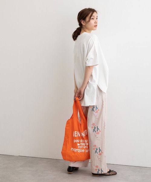 POU DOU DOU（プードゥドゥ）の「drawingフラワープリントイージーパンツ（その他パンツ・レディース・ピンク/ダークグレー・3）」の8枚目の写真