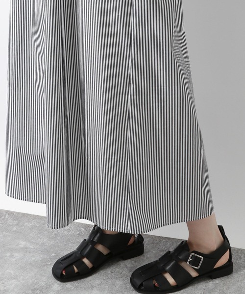 A part by(アパートバイ)の「【ソロテックス】使用/スタンドカラーシャツワンピース 958056(シャツワンピース・レディース・グレー系その他/グリーン系その他4/パープル系その他2・FREE)」の21枚目の写真