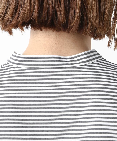 A part by(アパートバイ)の「【ソロテックス】使用/スタンドカラーシャツワンピース 958056(シャツワンピース・レディース・グレー系その他/グリーン系その他4/パープル系その他2・FREE)」の18枚目の写真