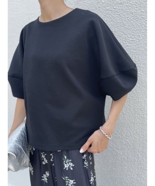 美品⭐︎BEARDSLEY⭐︎袖プックリダンボールカットソー【F】グレー BEARDSLEY（ビアズリー）の「袖プックリダンボールカットソー（T