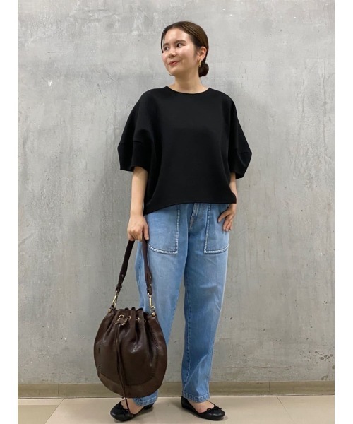 美品⭐︎BEARDSLEY⭐︎袖プックリダンボールカットソー【F】グレー BEARDSLEY（ビアズリー）の「袖プックリダンボールカットソー（T