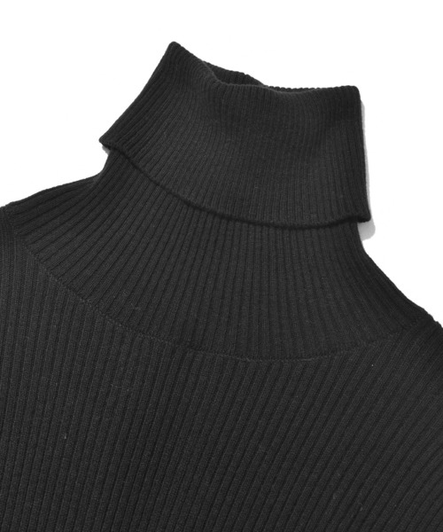 MARIE MILLER(マリー ミラー)の「Marie Miller BACK SLIT TURTLE KNIT (マリーミラー バックスリットタートルニット)(3colors)(Women's)(MM015)(ニット/セーター・レディース・ブラック/ラベンダー/オートミール・FREE)」の8枚目の写真