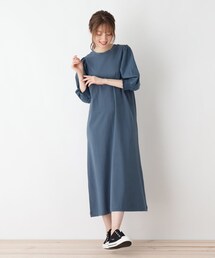 DRESKIP | 異素材ドッキングボリューム袖ワンピース(ワンピース)