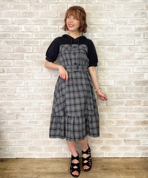 パーカードッキングワンピース ワンピース Axes Femme アクシーズファム のファッション通販 Zozotown