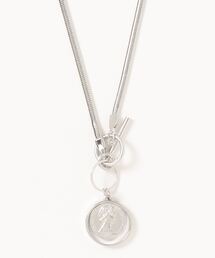 DouDou | スネークチェーンコインリングスライドネックレス(ネックレス)