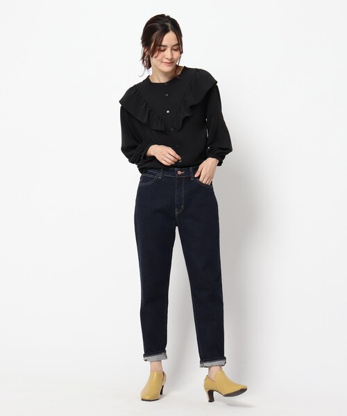 THE SHOP TK （ザ ショップ ティーケー ）の「◆ショートギャザーブーツ（ブーツ・レディース・ブラック/イエロー/アイボリー・35/45/25）」の9枚目の写真