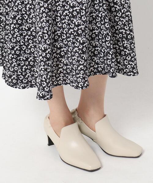 THE SHOP TK （ザ ショップ ティーケー ）の「◆ショートギャザーブーツ（ブーツ・レディース・ブラック/イエロー/アイボリー・35/45/25）」の10枚目の写真