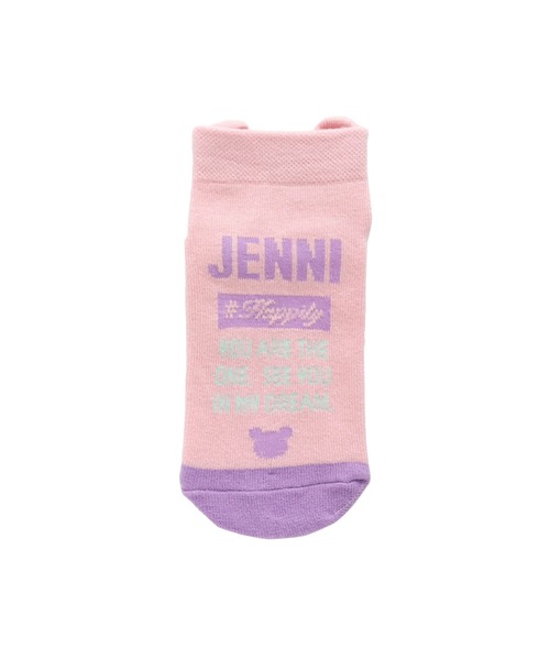 JENNI love(ジェニィラブ)の「バックベアショートソックス(ソックス/靴下・キッズ・イエロー/ブラック/ピンク・19-21cm/22-24cm)」の3枚目の写真