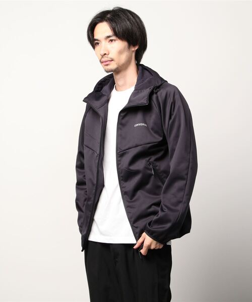 CONVERSE(コンバース)の「CONVERSE/コンバース 裏フリース 撥水 ボンディング マウンテンパーカー(マウンテンパーカー・メンズ・ブラック/ベージュ/ネイビー/カーキ・LL/M/L)」の12枚目の写真