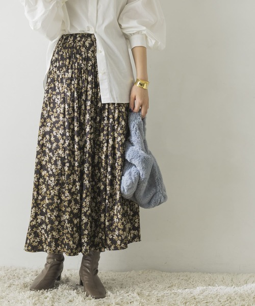 URBAN RESEARCH（アーバンリサーチ）の「フラワープリントリバーシブルスカート（スカート・レディース・ブルー系その他/グリーン系その他・FREE）」の10枚目の写真