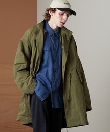 EMMA CLOTHES | ビッグバルーンシルエット M-65 コットンナイロン ライナーセット スタンドカラーモッズコート/コート＆ライナー2点セット EMMA CLOTHES 2021 WINTER(モッズコート)