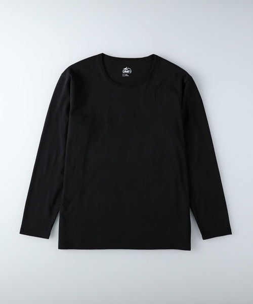 CAMP7（キャンプセブン）の「【CAMP7】ロングスリーブクルーネックTシャツ(パックTシャツ)（Tシャツ/カットソー・メンズ・ブラック/ホワイト・L/XL/S/M）」の13枚目の写真