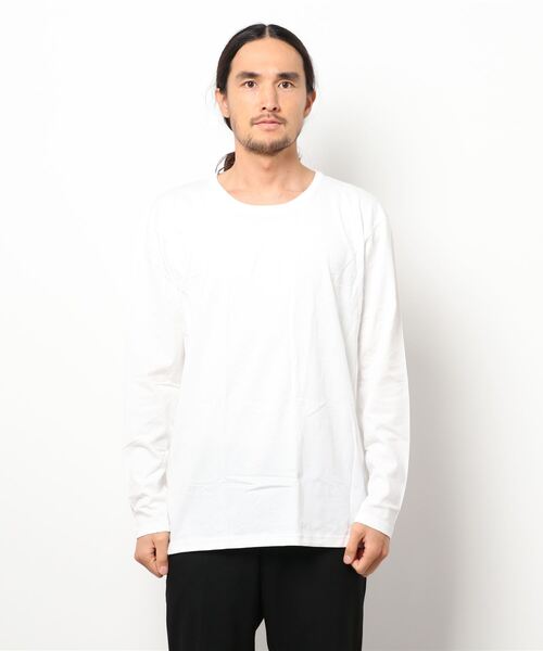 CAMP7（キャンプセブン）の「【CAMP7】ロングスリーブクルーネックTシャツ(パックTシャツ)（Tシャツ/カットソー・メンズ・ブラック/ホワイト・L/XL/S/M）」の15枚目の写真