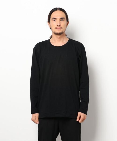 CAMP7（キャンプセブン）の「【CAMP7】ロングスリーブクルーネックTシャツ(パックTシャツ)（Tシャツ/カットソー・メンズ・ブラック/ホワイト・L/XL/S/M）」の14枚目の写真
