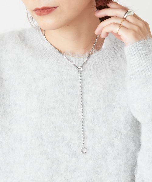 Omekashi（オメカシ）の「2ポイントマンテルネックレス（ネックレス・レディース・シルバー/ゴールド・ONE SIZE）」の8枚目の写真