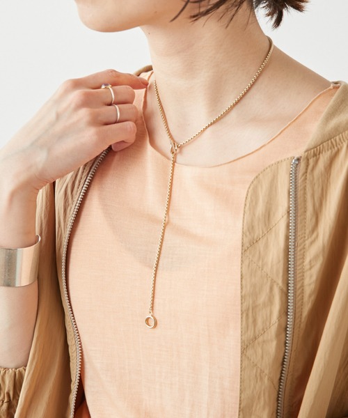 Omekashi（オメカシ）の「2ポイントマンテルネックレス（ネックレス・レディース・シルバー/ゴールド・ONE SIZE）」の17枚目の写真