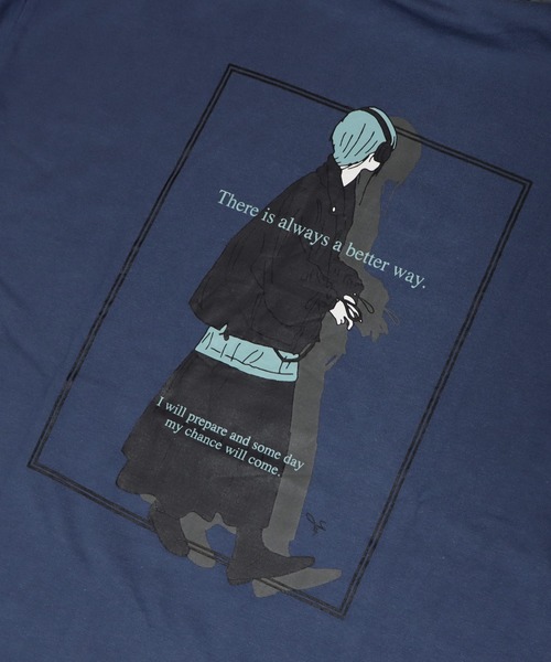 Confirm(コンファーム)の「Confirm / コンファーム ヘッドホン / フラワーガール ビッグプリントロンT(Tシャツ/カットソー・メンズ・ホワイト/ホワイト系その他/ブルー/ブラック系その他/チャコールグレー/ブラック・M/L)」の10枚目の写真