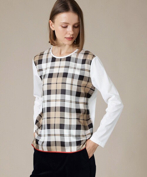 セール タータンチェックコンビtシャツ Tシャツ カットソー Mackintosh London マッキントッシュ ロンドン のファッション通販 Zozotown