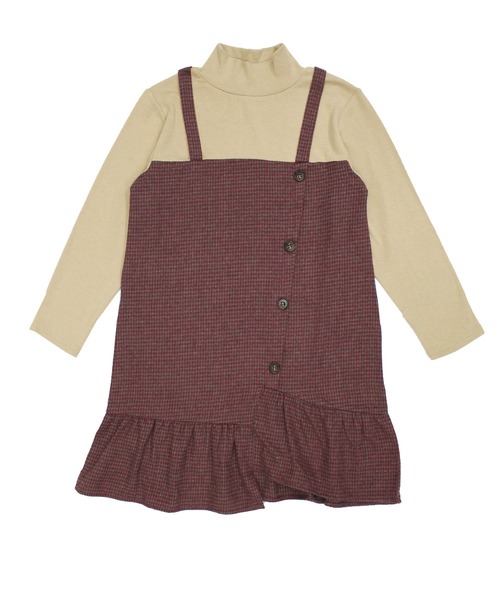 Bee des Bee（ビーデスビー）の「ドッキングワンピース（ワンピース・キッズ・ブラック/チャコール/ブラウン/ベージュ・130cm/100cm/150cm/140cm/110cm/120cm）」の13枚目の写真