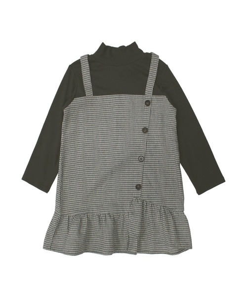 Bee des Bee（ビーデスビー）の「ドッキングワンピース（ワンピース・キッズ・ブラック/チャコール/ブラウン/ベージュ・130cm/100cm/150cm/140cm/110cm/120cm）」の16枚目の写真