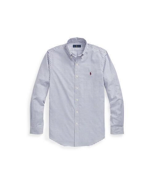POLO RALPH LAUREN（ポロ ラルフ ローレン）の「クラシック フィット チェックド ツイル シャツ（シャツ/ブラウス・メンズ・ブルー・XXL/M/XL/S/L/XS）」の4枚目の写真