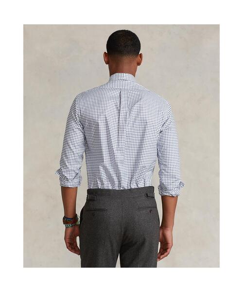 POLO RALPH LAUREN（ポロ ラルフ ローレン）の「クラシック フィット チェックド ツイル シャツ（シャツ/ブラウス・メンズ・ブルー・XXL/M/XL/S/L/XS）」の2枚目の写真