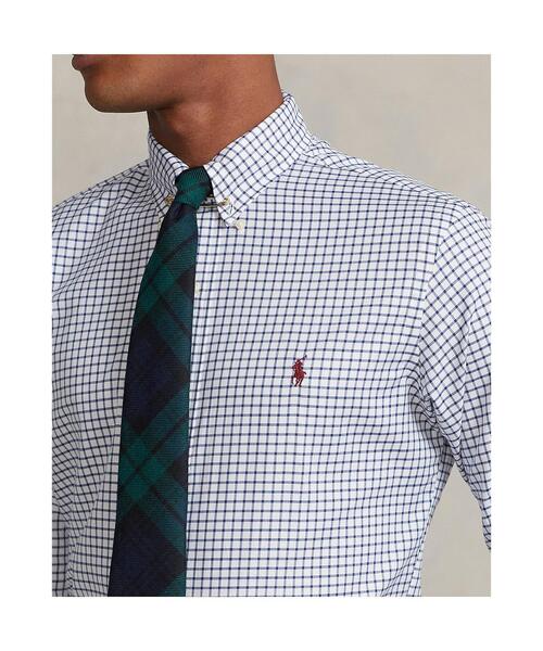 POLO RALPH LAUREN（ポロ ラルフ ローレン）の「クラシック フィット チェックド ツイル シャツ（シャツ/ブラウス・メンズ・ブルー・XXL/M/XL/S/L/XS）」の3枚目の写真