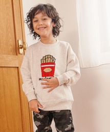 GLOBAL WORK | 【キッズ】スパンコールクルースウェット/216102(Tシャツ/カットソー)