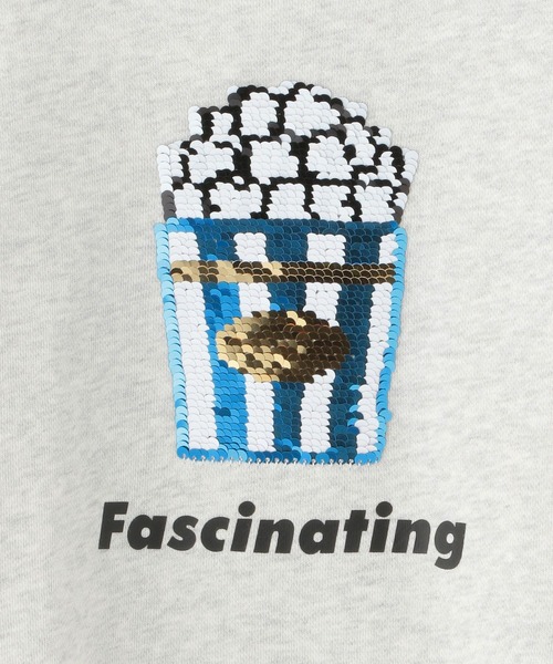 GLOBAL WORK（グローバルワーク）の「キッズ/スパンコールクルースウェット/216102（Tシャツ/カットソー・キッズ・ホワイト系その他2/サックスブルー/ブラック/カーキ/チャコールグレー/その他/グレー系その他・120cm/130cm/140cm/150cm/160cm/100cm/110cm）」の10枚目の写真