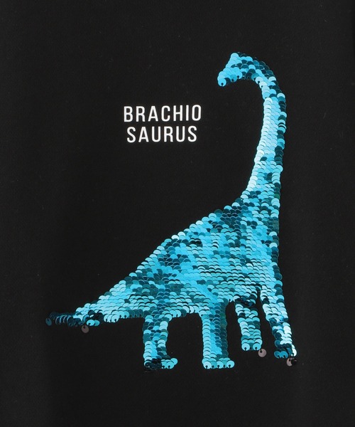 GLOBAL WORK（グローバルワーク）の「キッズ/スパンコールクルースウェット/216102（Tシャツ/カットソー・キッズ・ホワイト系その他2/サックスブルー/ブラック/カーキ/チャコールグレー/その他/グレー系その他・120cm/130cm/140cm/150cm/160cm/100cm/110cm）」の15枚目の写真