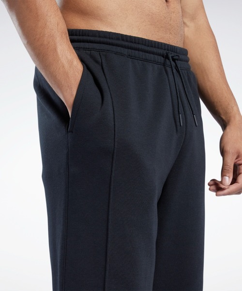 Reebok（リーボック）の「クラシックス バスケットボール スウェット パンツ / Classics Basketball Sweat Pants（スウェットパンツ・メンズ・ヘザーグレー/ブラック・SMALL/MEDIUM/LARGE/XXX-LARGE/XX-LARGE/X-LARGE）」の4枚目の写真