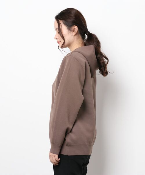 Dignite collier(ディニテコリエ)の「【KATHARINE ROSS】Dignite collier 接結ニットフーディー(パーカー・レディース・ブラック/アイボリー/ライトブラウン・MEDIUM)」の5枚目の写真