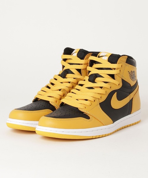 UNION(ユニオン)の「NIKE AIR JORDAN 1 RETRO HIGH OG(スニーカー・メンズ・ブラック×イエロー・26.5cm/27.5cm/27.0cm/26.0cm/28.0cm/28.5cm)」の2枚目の写真