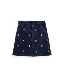 POLO RALPH LAUREN CHILDRENSWEAR（ポロ ラルフ ローレン チルドレンズウェア）の「クレスト エンブロイダード ストレッチ コーデュロイ スカート（スカート・キッズ）」