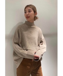 BLACK BY MOUSSY | trinity back round tops（トリニティバックラウンドトップス）(ニット/セーター)