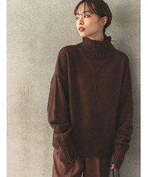 fifth | 【やまももちゃんねるつセレクト】［ウォッシャブル対応］センターラインハイネックニット(ニット/セーター)