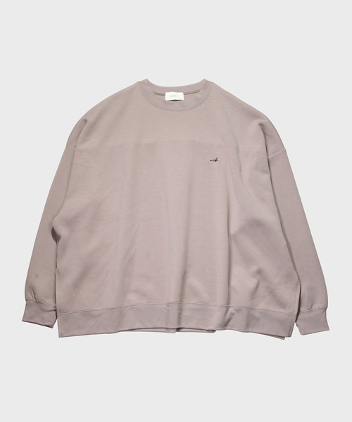 NIDO（ニド）の「ダンボールクルートレーナー（スウェット・メンズ・チャコールグレー/グレイッシュベージュ・M/L）」の16枚目の写真