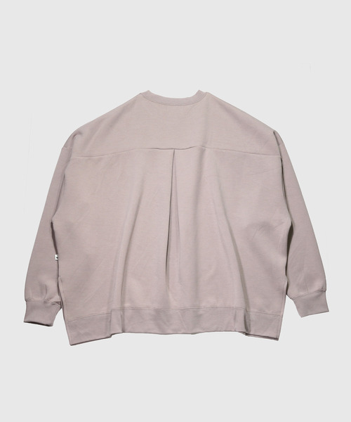 NIDO（ニド）の「ダンボールクルートレーナー（スウェット・メンズ・チャコールグレー/グレイッシュベージュ・M/L）」の10枚目の写真