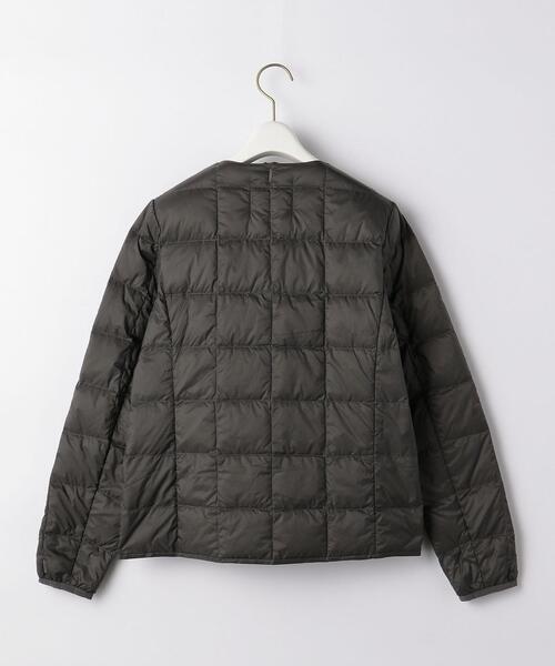 TAION(タイオン)の「<TAION (タイオン)> クルーネック ボタン インナー ダウン(ダウンジャケット/コート・レディース・ブラック/オリーブ/ダークグレー・S/M)」の13枚目の写真