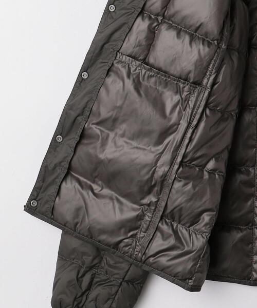 TAION(タイオン)の「<TAION (タイオン)> クルーネック ボタン インナー ダウン(ダウンジャケット/コート・レディース・ブラック/オリーブ/ダークグレー・S/M)」の18枚目の写真