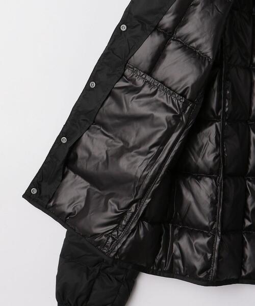 TAION(タイオン)の「<TAION (タイオン)> クルーネック ボタン インナー ダウン(ダウンジャケット/コート・レディース・ブラック/オリーブ/ダークグレー・S/M)」の22枚目の写真