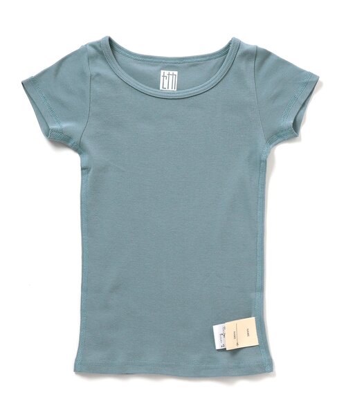 BREEZE（ブリーズ）の「■フライス半袖Tシャツ（インナーウェア/肌着・キッズ・オレンジ/ローズ/ミント/ブルー/グリーン/グレー/サーモンピンク・100/120/140）」の4枚目の写真