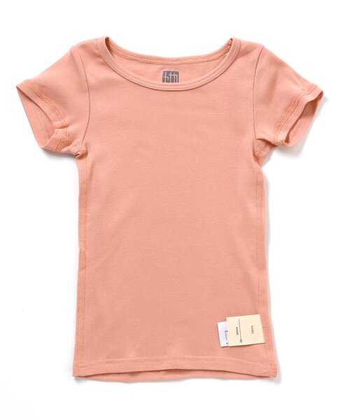 BREEZE（ブリーズ）の「■フライス半袖Tシャツ（インナーウェア/肌着・キッズ・オレンジ/ローズ/ミント/ブルー/グリーン/グレー/サーモンピンク・100/120/140）」の5枚目の写真