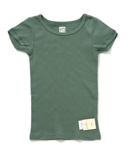 BREEZE（ブリーズ）の「■フライス半袖Tシャツ（インナーウェア/肌着・キッズ・オレンジ/ローズ/ミント/ブルー/グリーン/グレー/サーモンピンク・100/120/140）」の2枚目の写真