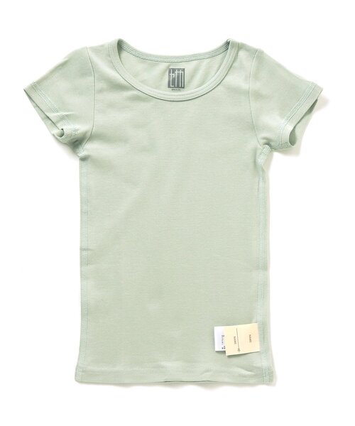 BREEZE（ブリーズ）の「■フライス半袖Tシャツ（インナーウェア/肌着・キッズ・オレンジ/ローズ/ミント/ブルー/グリーン/グレー/サーモンピンク・100/120/140）」の3枚目の写真