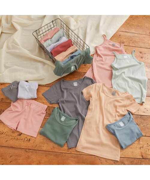 BREEZE（ブリーズ）の「■フライス半袖Tシャツ（インナーウェア/肌着・キッズ・オレンジ/ローズ/ミント/ブルー/グリーン/グレー/サーモンピンク・100/120/140）」の18枚目の写真